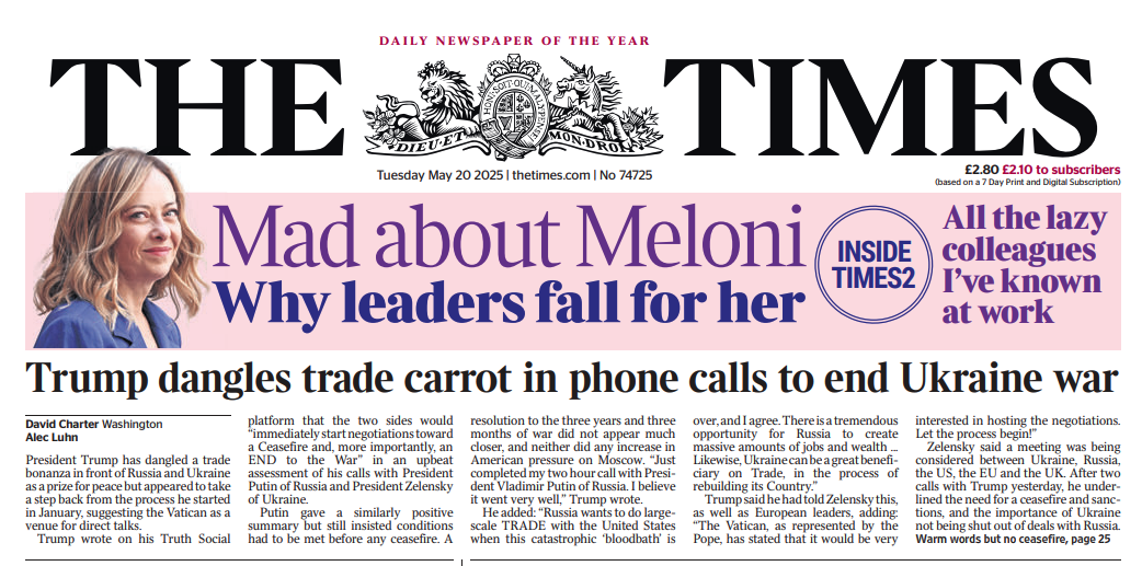 L’empatia geopolitica di Meloni come quella di Thatcher. Parola del Times L’empatia geopolitica di Meloni come quella di Thatcher. Parola del Times