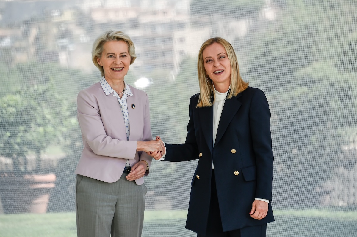 Così Meloni e von der Leyen lanciano da Villa Pamphilj l’internazionalizzazione del Piano Mattei Così Meloni e von der Leyen lanciano da Villa Pamphilj l’internazionalizzazione del Piano Mattei