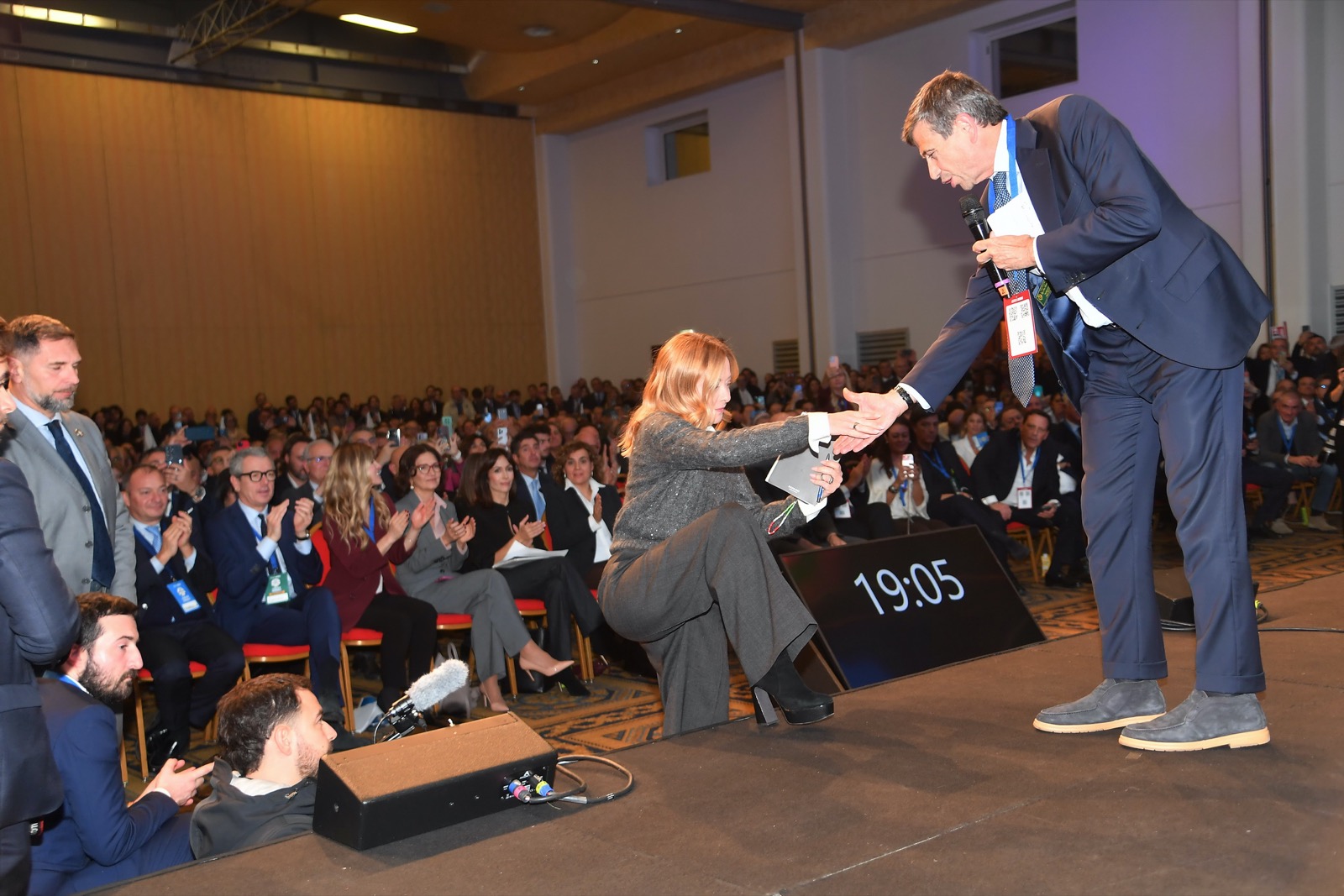 Meloni e Crosetto ospiti di Lupi. Gli scatti di Pizzi