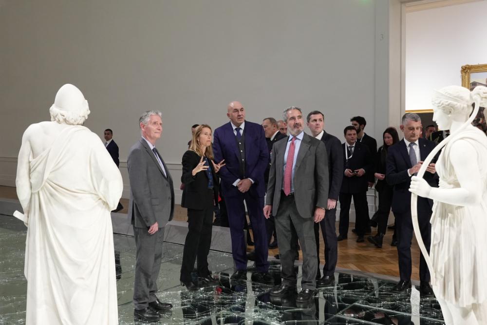 Crosetto, Perego, Mazzotta e Folgiero alla serata della Fondazione Fincantieri alla Gnam. Le foto