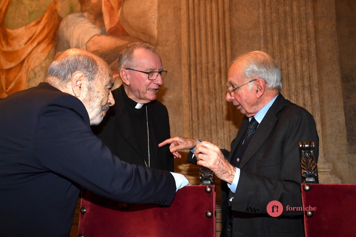 Che facevano Amato, Parolin e Patuelli all'Istituto Sturzo. Foto di Pizzi
