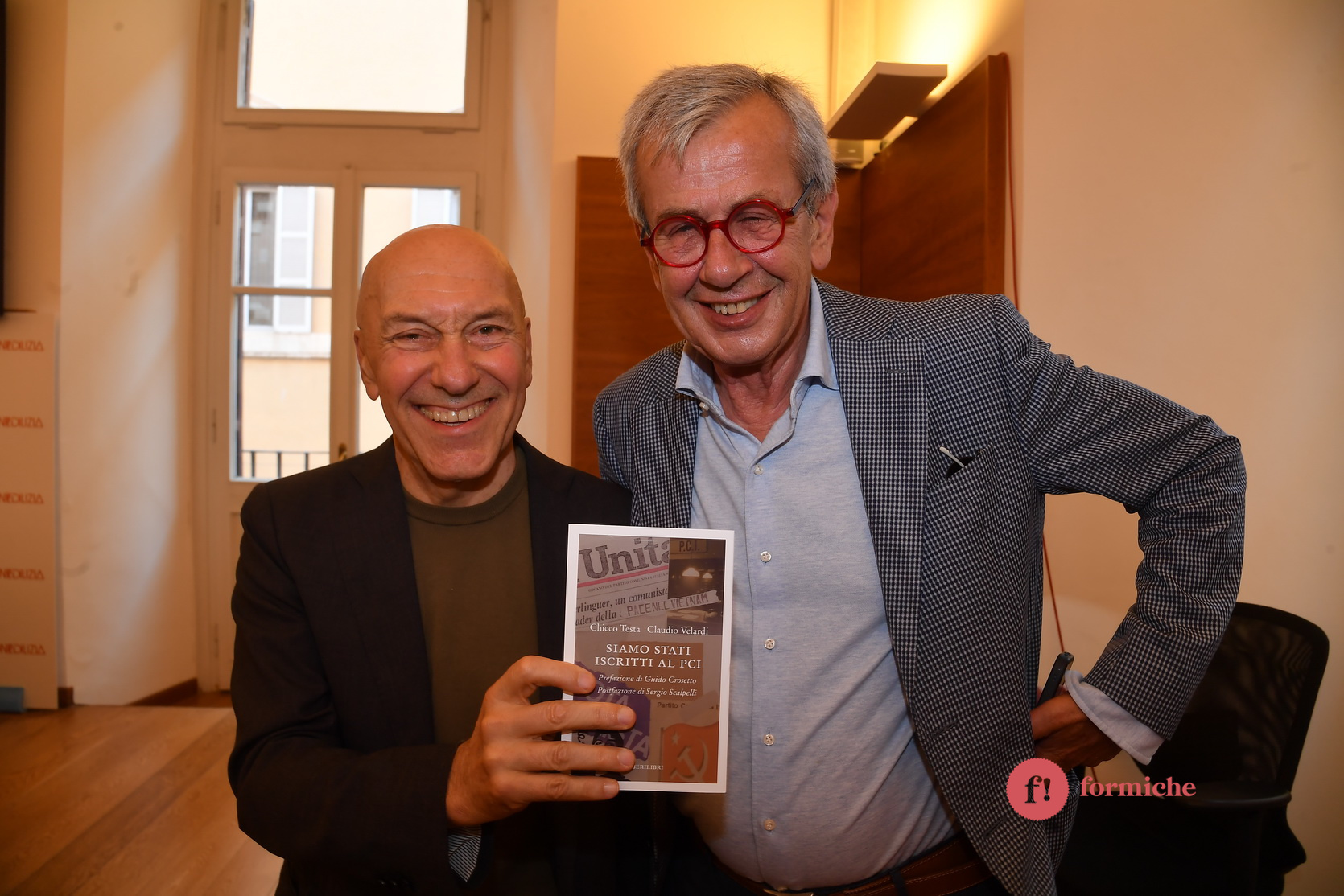 Chi c'era con Chicco Testa e Claudio Velardi alla presentazione del loro "Siamo stati iscritti al Pci". Foto di Pizzi