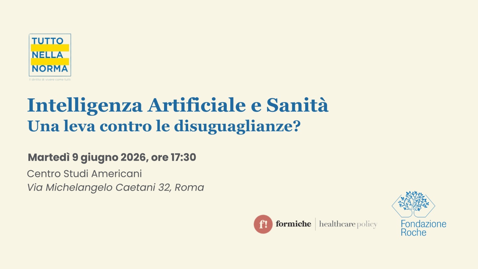 Tutto nella norma 2026. IA e sanità: una leva cont
