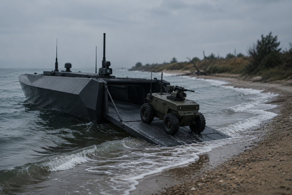 un soldato robot che sbarca da una nave senza equipaggio cos8217232 successo in ucraina da Formiche.net un soldato robot che sbarca da una nave senza equipaggio cos8217232 successo in ucraina