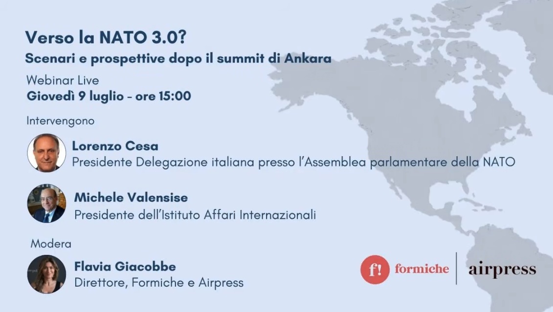 verso la nato 30 scenari e prospettive dopo il summit di ankara il webinar con cesa e valensise da Formiche.net verso la nato 30 scenari e prospettive dopo il summit di ankara il webinar con cesa e valensise