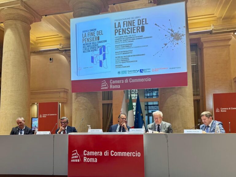 Se l’AI pensa al posto nostro. Il dubbio, la libertà e la sfida dell’era digitale nel libro di Cangini Se l’AI pensa al posto nostro. Il dubbio, la libertà e la sfida dell’era digitale nel libro di Cangini